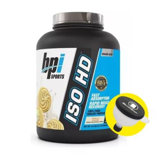 BPI SPORTS ISO HD 4.8LB - Vanilla Cookie +Porta proteína