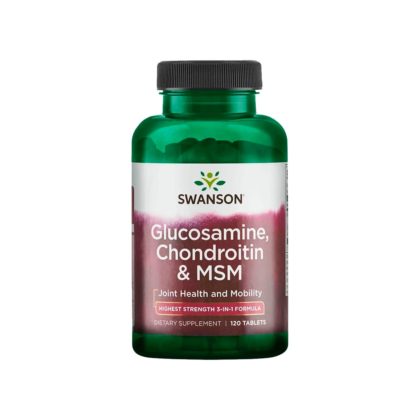 SWANSON - GLUCOSAMINE / CHONDROITINE & MSM - 120 Tabs