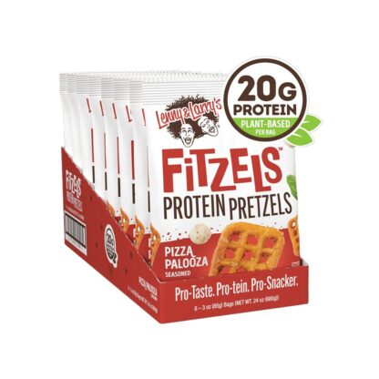 LENNY LARRY'S - FITZELS PROTEIN PRETZELS 85g - Pizza Palooza x 8 und