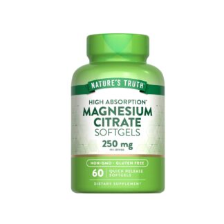 NATURE's TRUTH - MAGNESIUM CITRATE 250 mg - 60 Soft gels