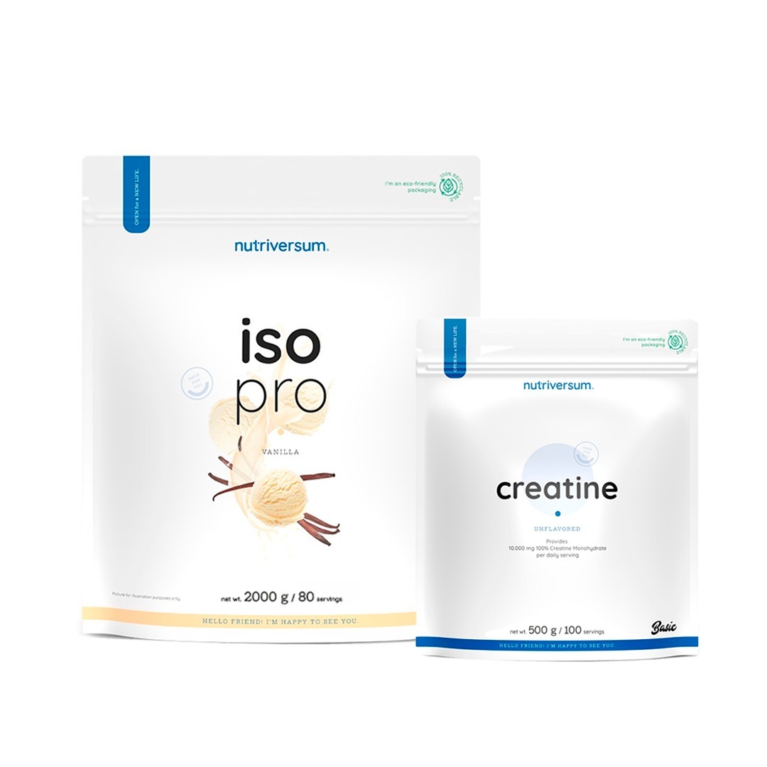 NUTRIVERSUM - ISO PRO 2000G - Vainilla + Creatine 300gr