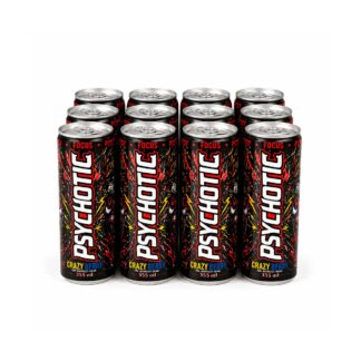 PSYCHOTIC Preworkout drink 355 ml - Crazy bery x12 unidades
