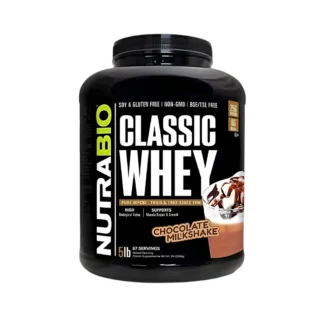 NUTRABIO - CLASSIC WHEY 5 LB - Chocolate milkshake