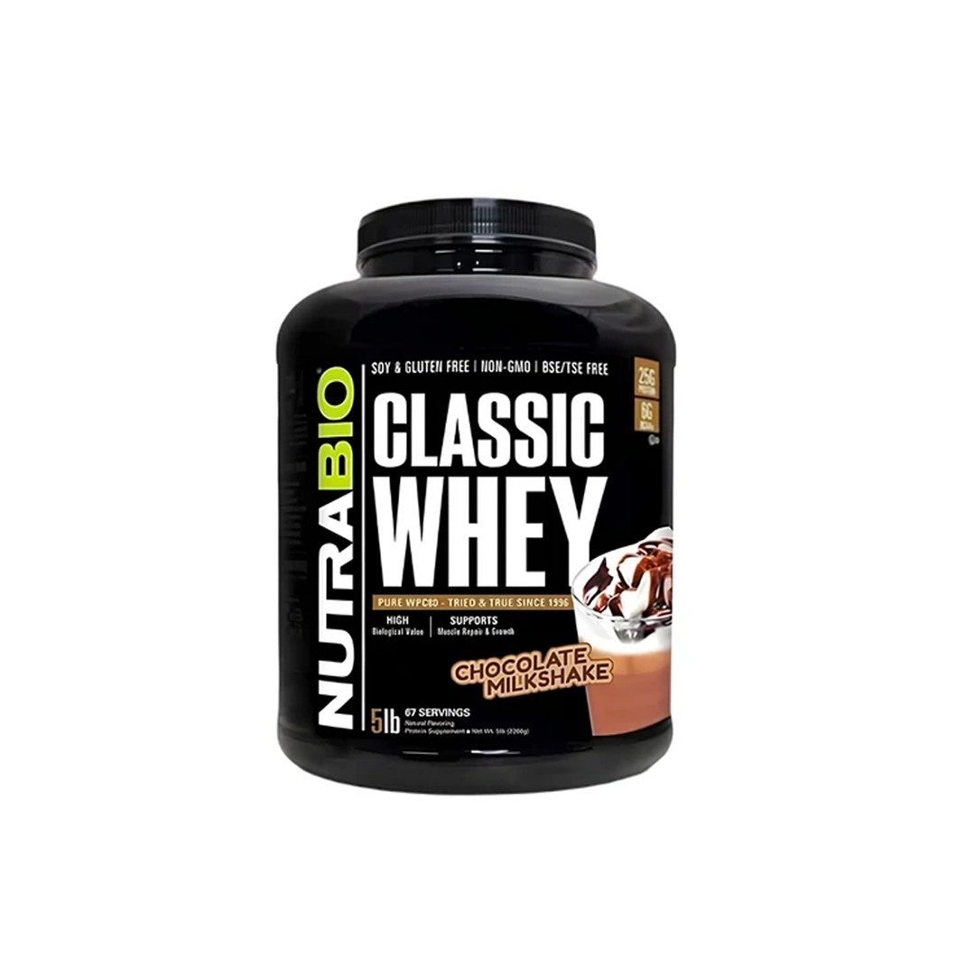 NUTRABIO - CLASSIC WHEY 5 LB - Chocolate milkshake